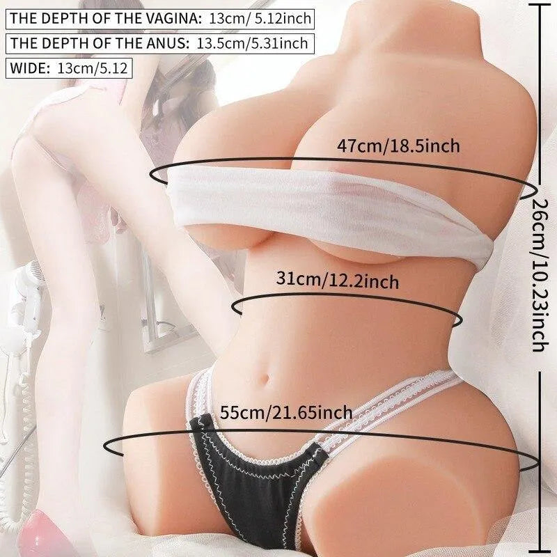 Masturbador Masculino Boneca Realista com Vagina, Seios e Ânus - Libertina Sex Shop - boneca de silicone, Boneca Masturbador, Boneca realística, boneca sexual, homens, Masturbador Masculino, masturbador para homens, vagina realistica - Sex Shop Vibradores